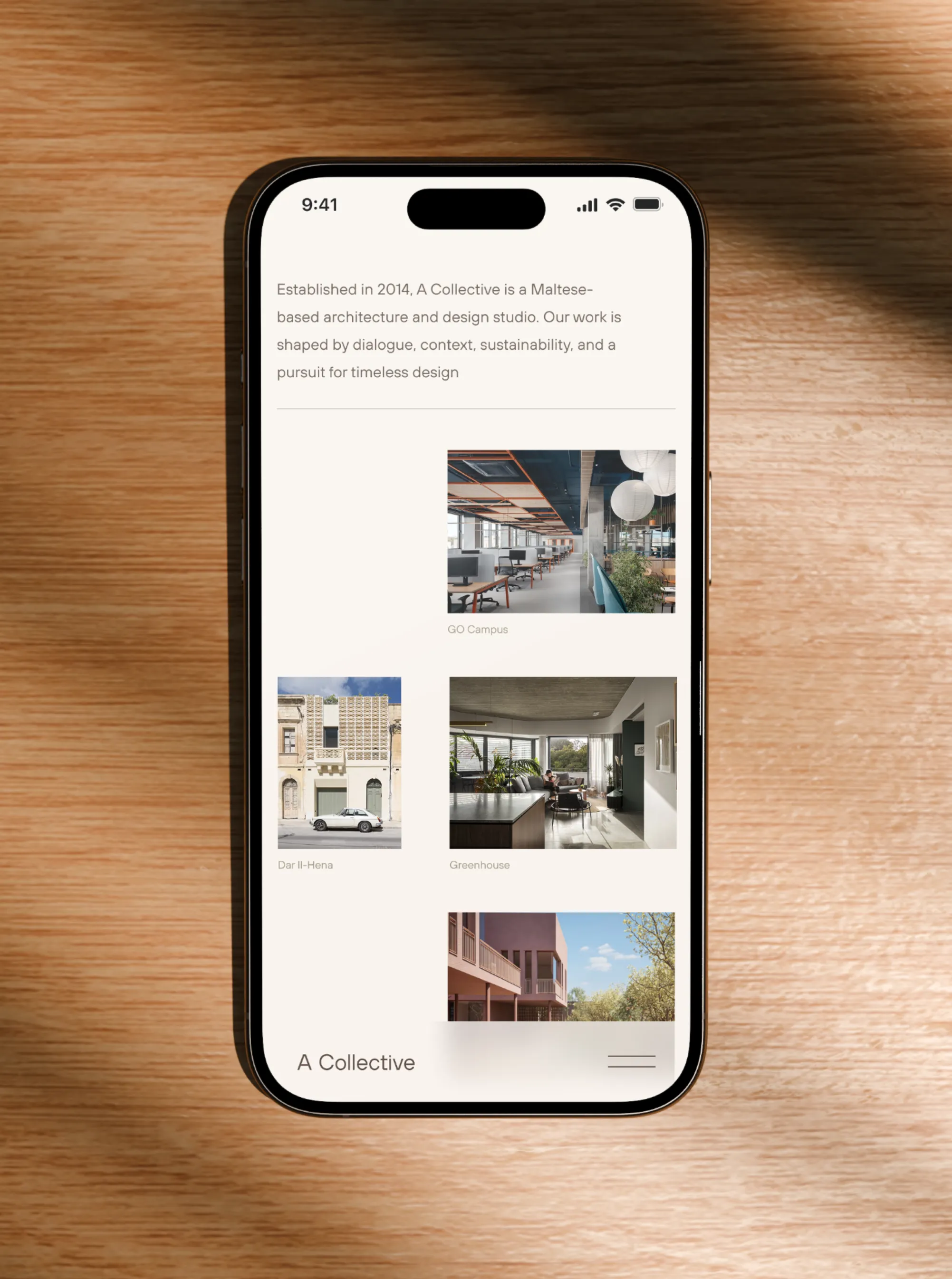 09 architecture branding mobile mockup