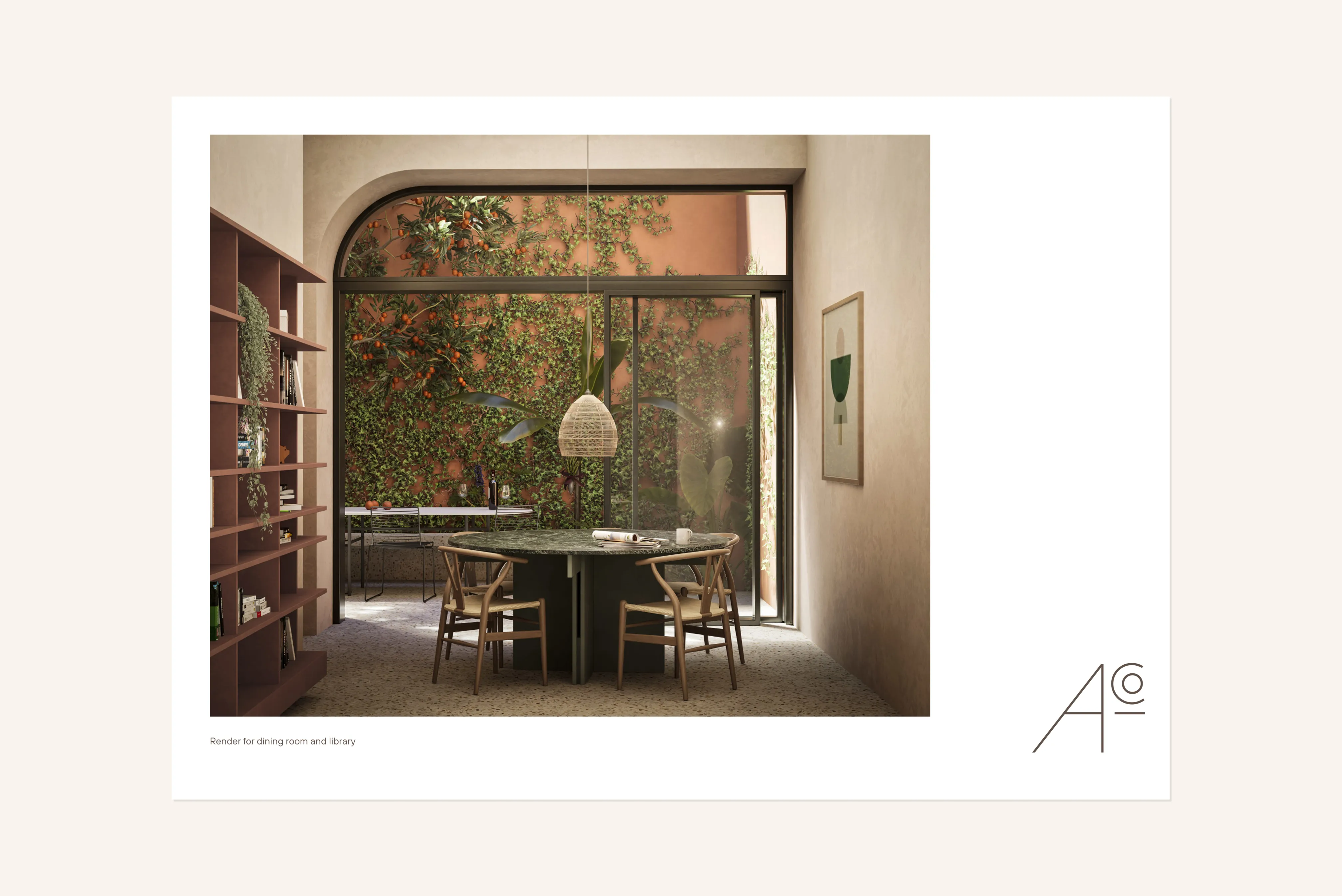 11 architecture branding render