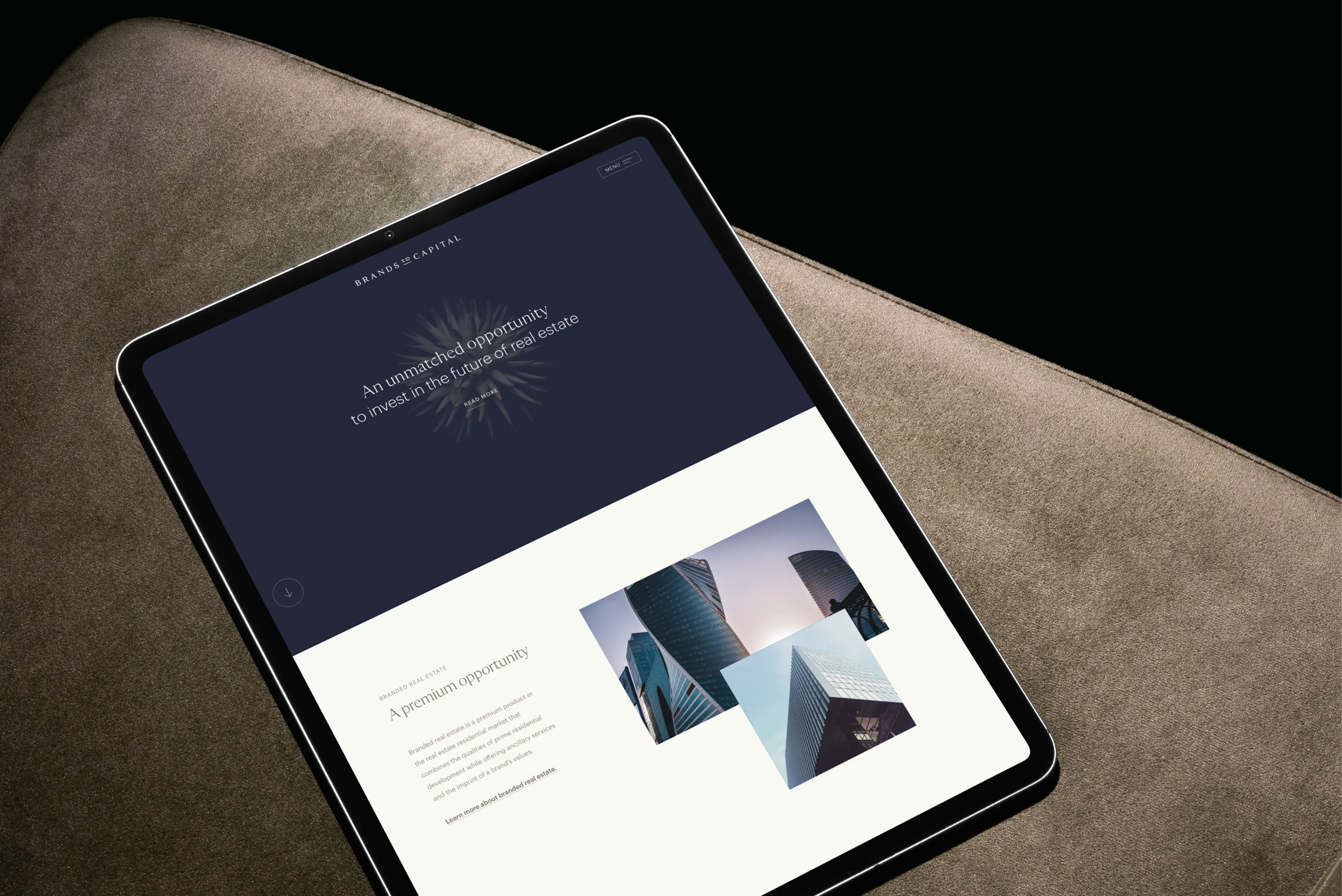 12 real estate branding ipad