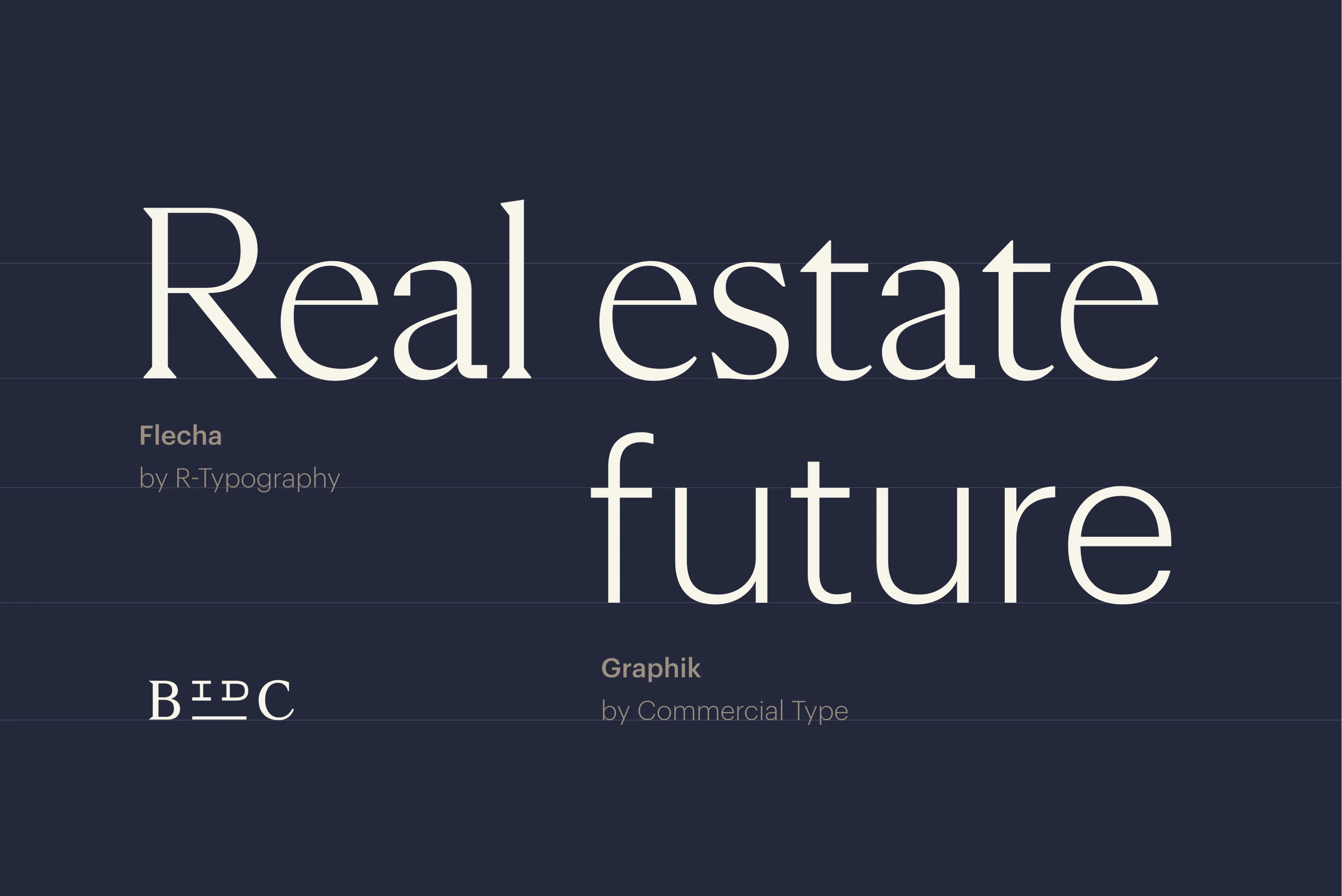 04 real estate branding font