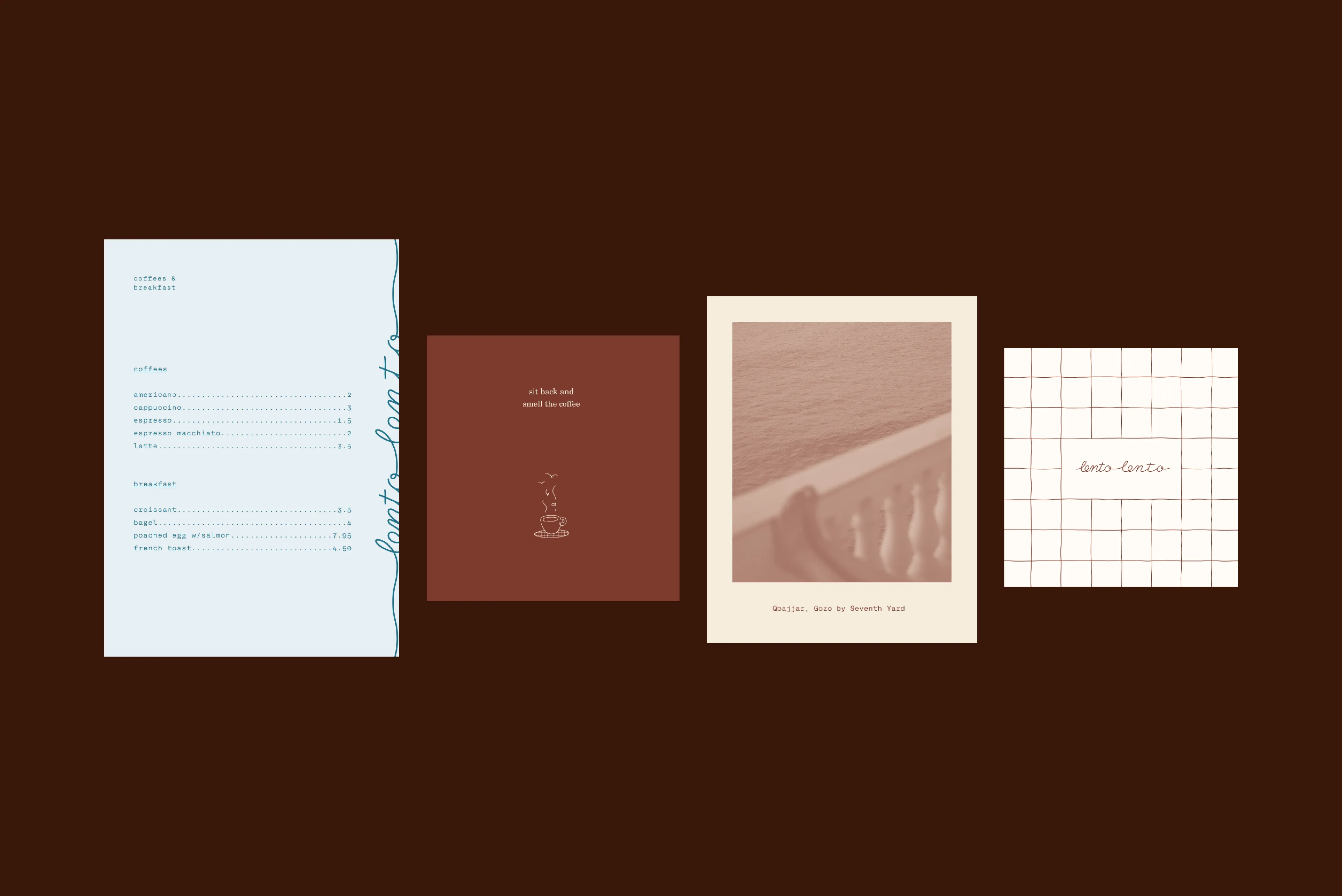 17 cafeteria branding menu