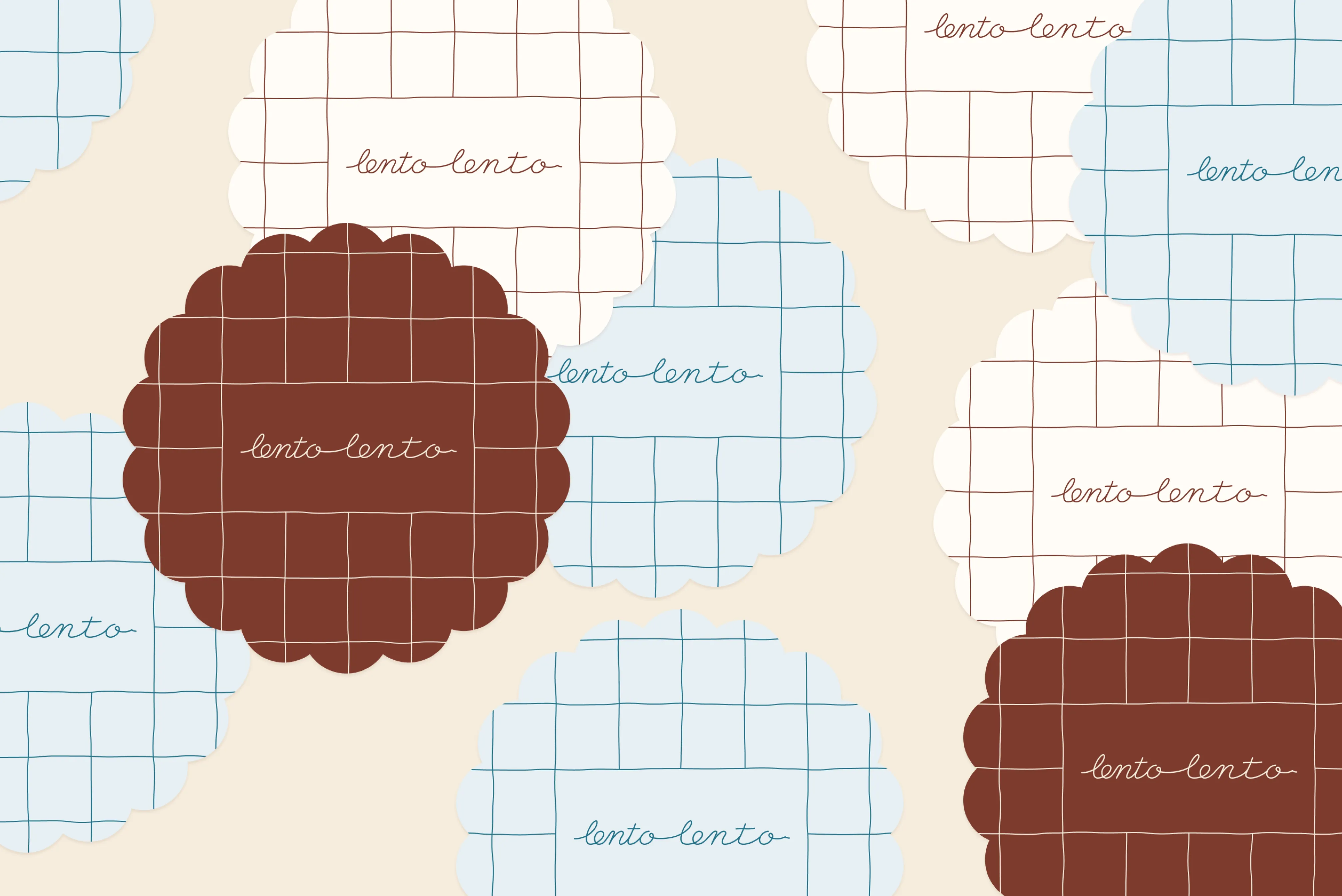 25 cafeteria branding logo and pattern