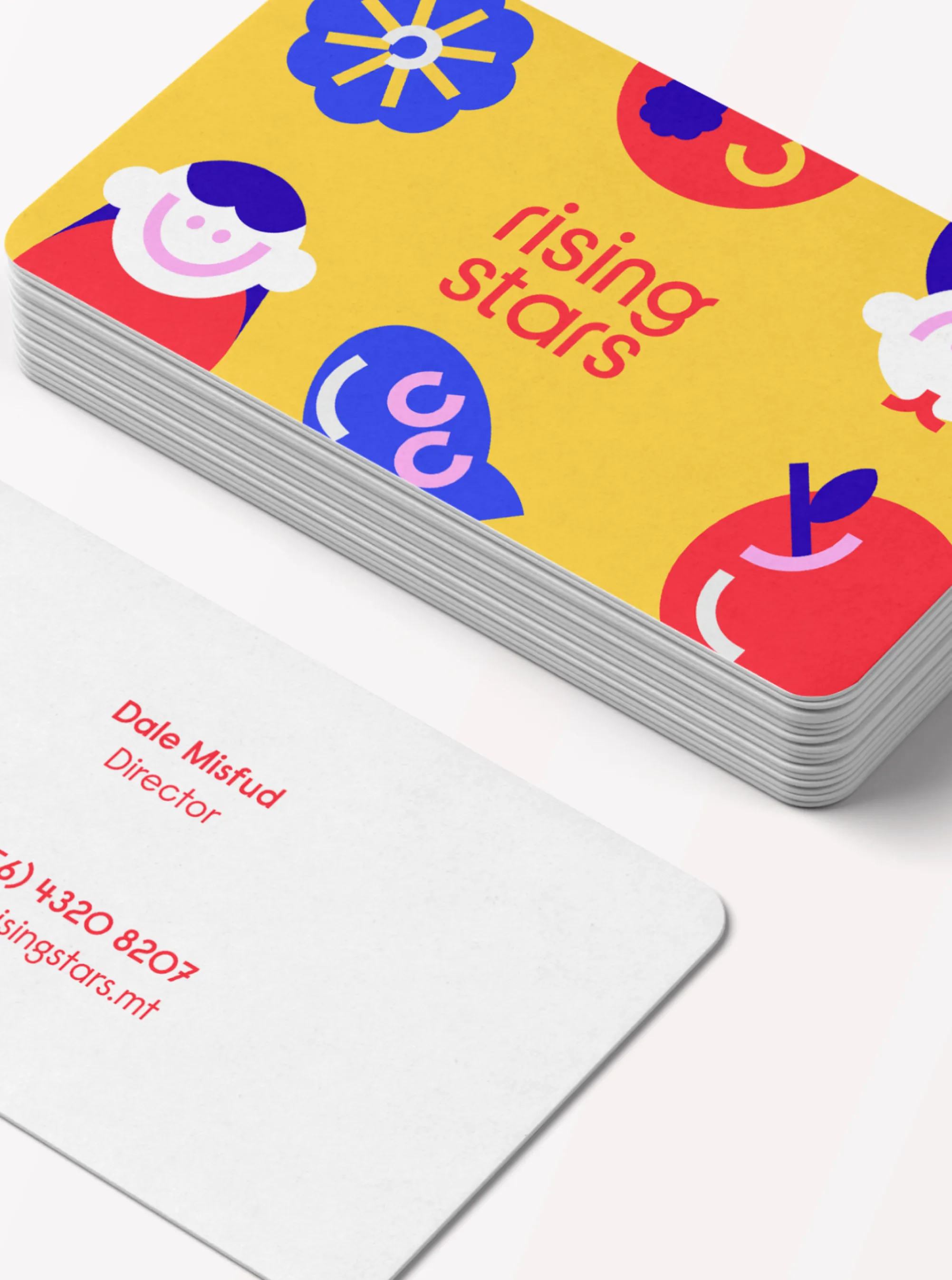 13 childcare centre branding business cards
